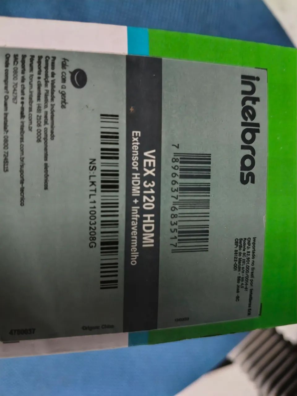 Extensor Hdmi Vex 3120 Intelbras Full Hd 120m Via Cabo Rede - Foto 2