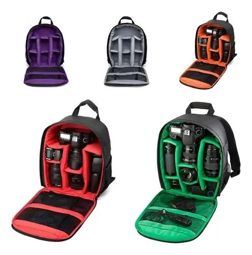 Mochila Compacta P/ Camera Fotografica Lentes E Acessórios64313451262081121