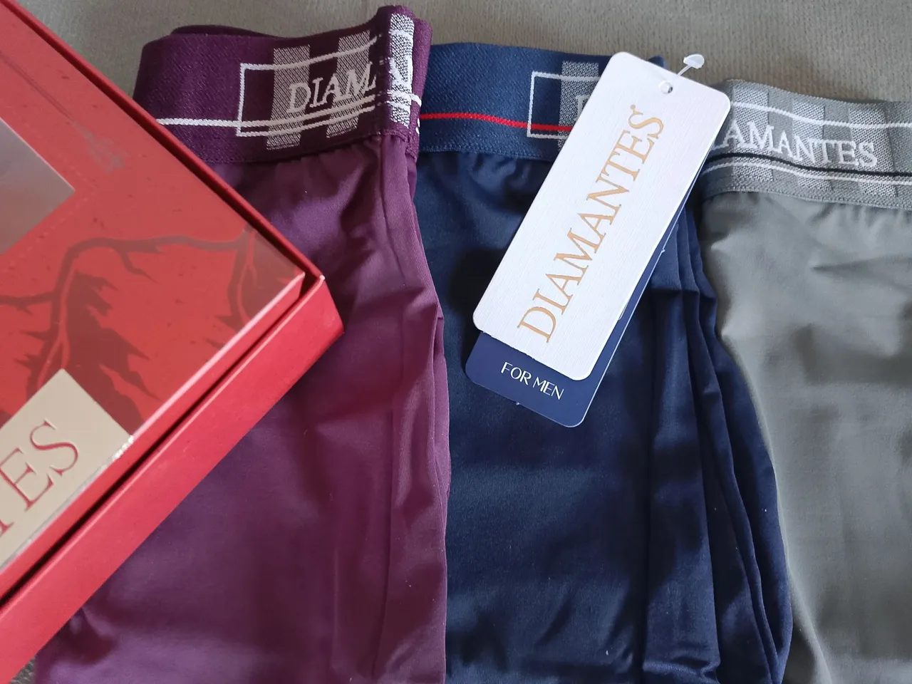 Kit Cuecas Boxer Diamantes - Conforto e Estilo