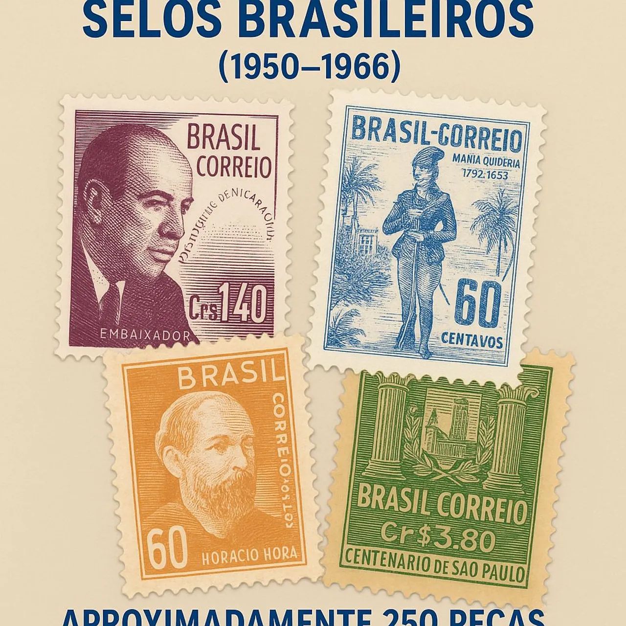 Selos Brasileiros 1950-1966