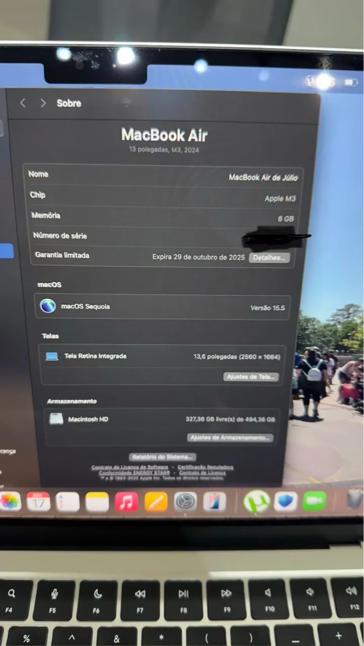 Notebook Apple Macbook Air 13 M3 2024 - Foto 4