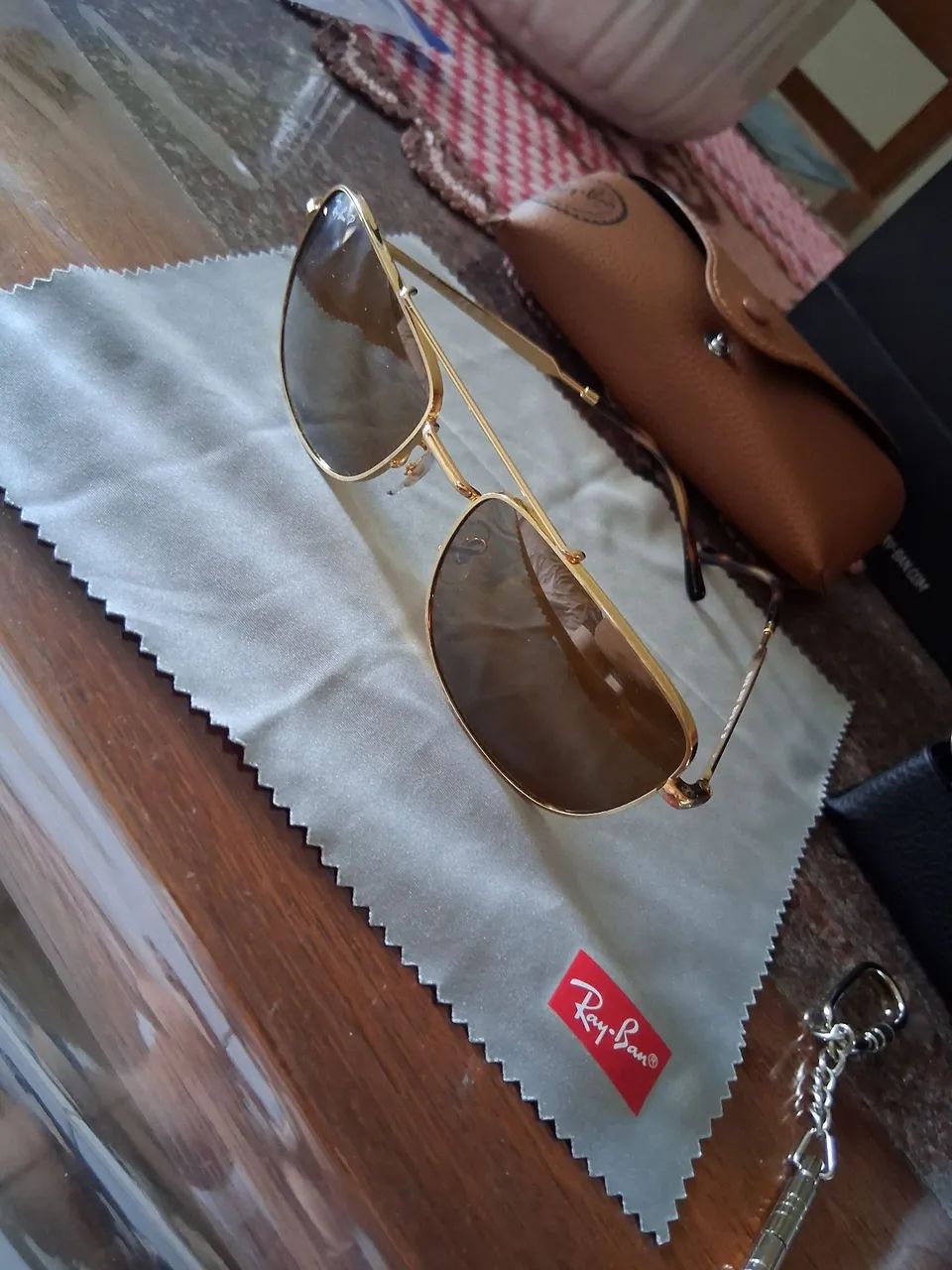 ÓCULOS RAYBAN ITALIANO COMPRADO NA EUROPA - Foto 3