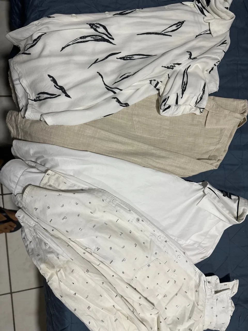 Camisas Masculinas (lote com 4 unidades)