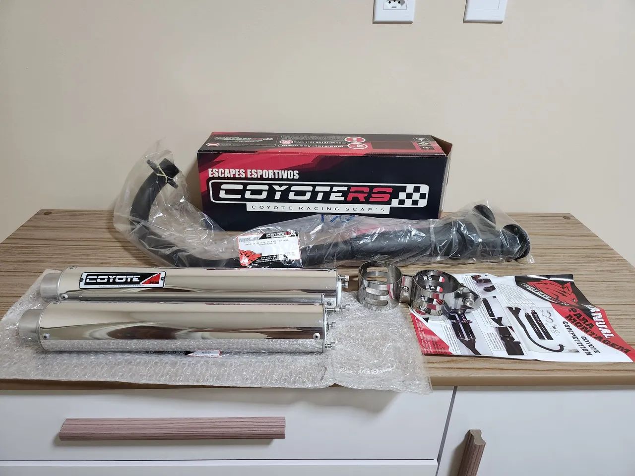 Escapamento Coyote competition Cg Titan/Fan/Start