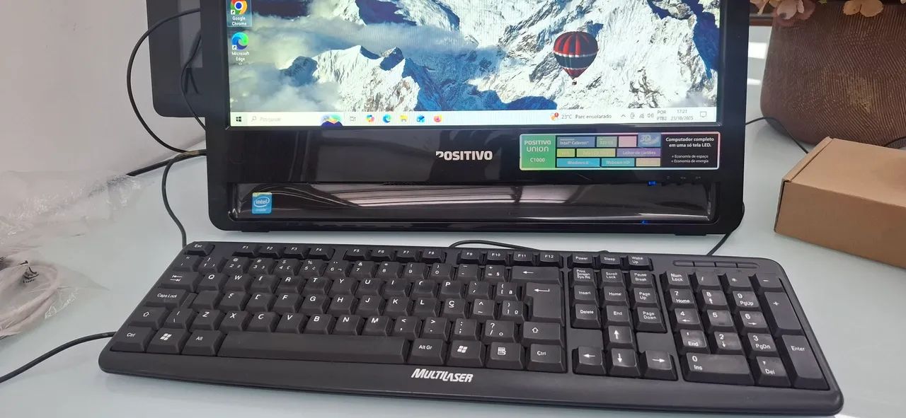 Computador  completo positivo union c1000 usado - Foto 2