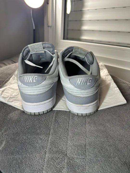 Nike Dunk Low Grey White - Usado - Foto 3