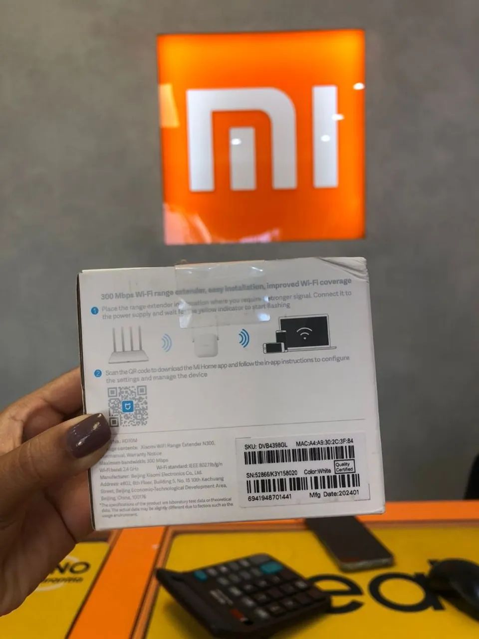 Extensor de Alcance Wi-fi Xiaomi N300 Lacrado  - Foto 3