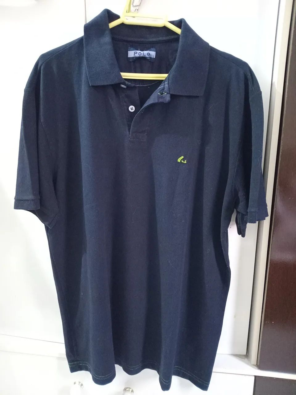 Camisa Polo Azul Escuro - Foto 2