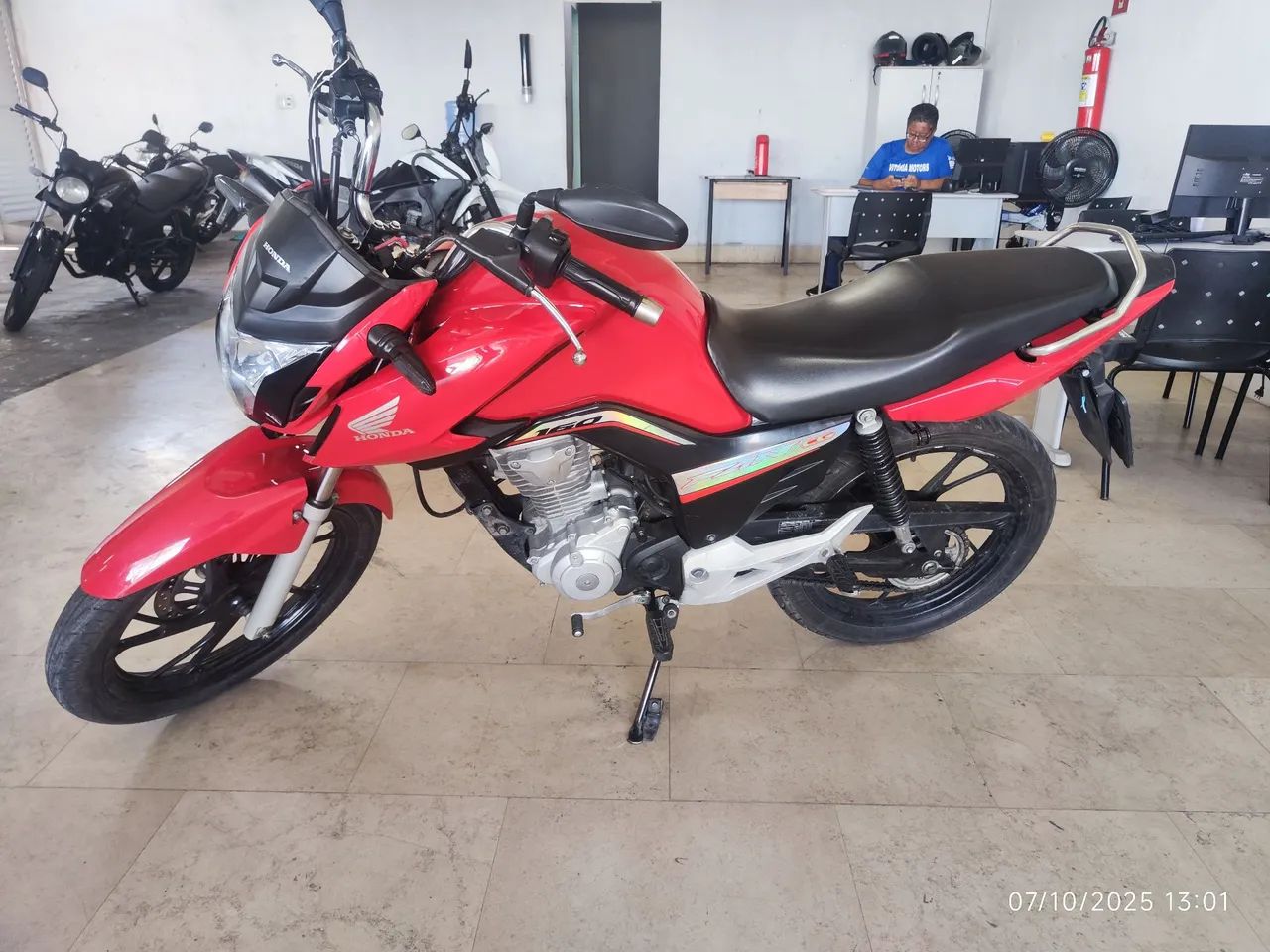 HONDA CG FAN 160 VERMELHA 2024 SHALON MOTOS - Foto 5