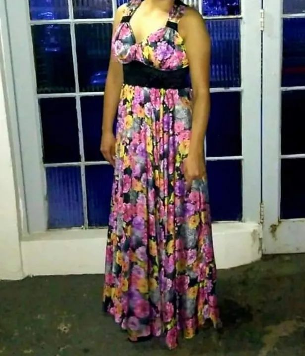 Vestido Floral Longo