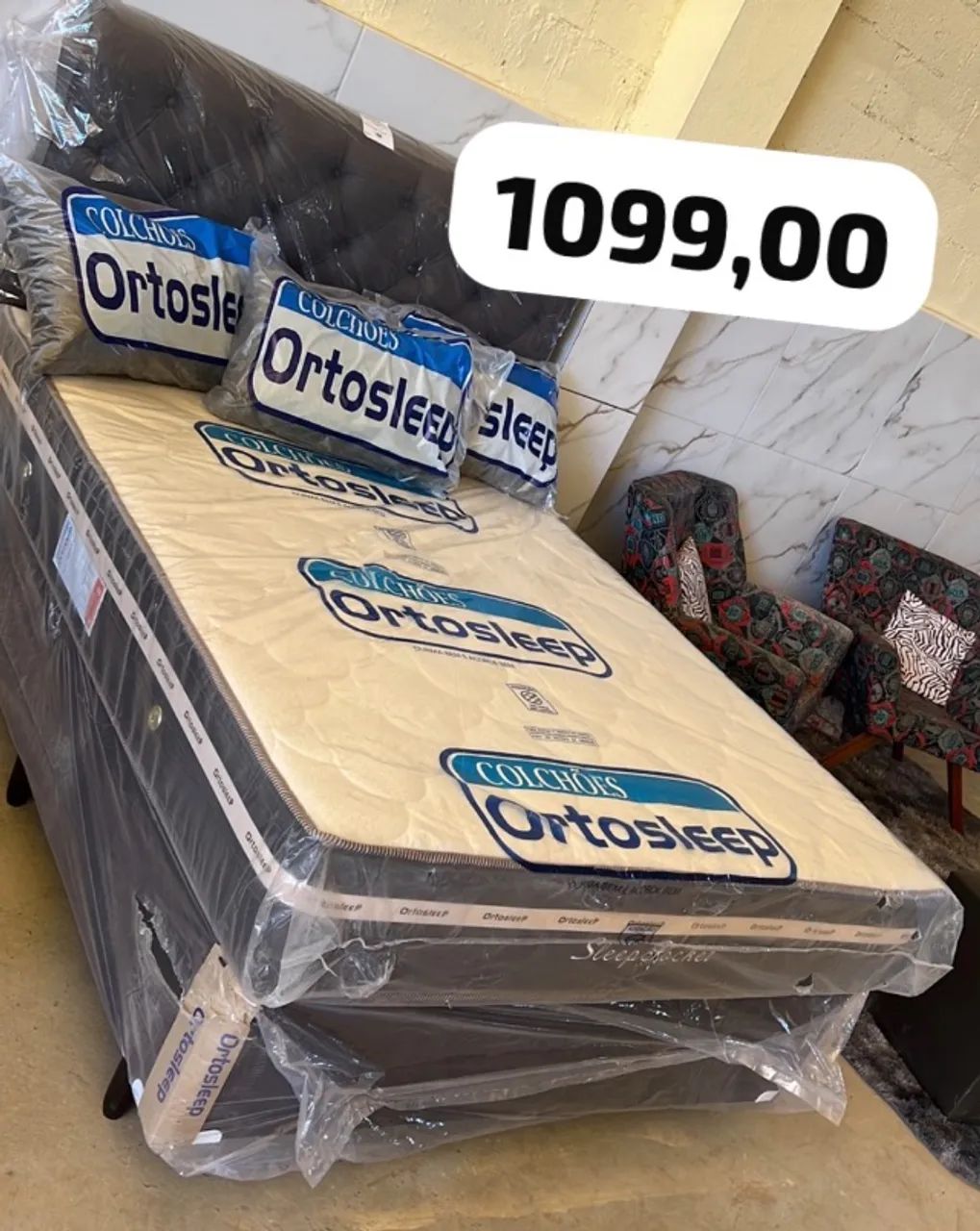 Cama box colchão e base NovA 