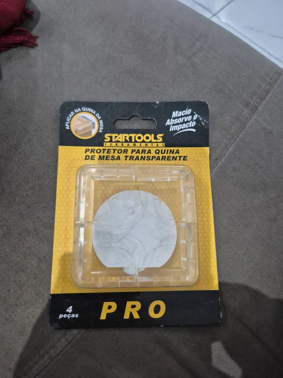 Protetor para quina de mesa transparente 