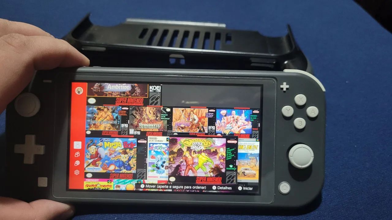 Nintendo Switch Lite Cinza 32gb +128gb + jogos - Foto 3