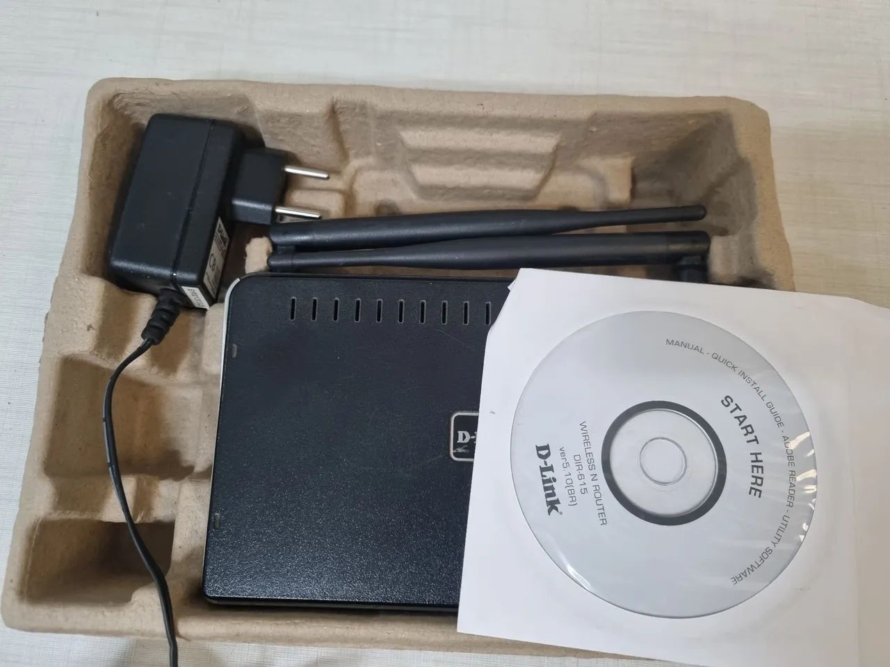 Roteador Wireless D-Link DIR-615 N300 - Usado, funcionando - Foto 3