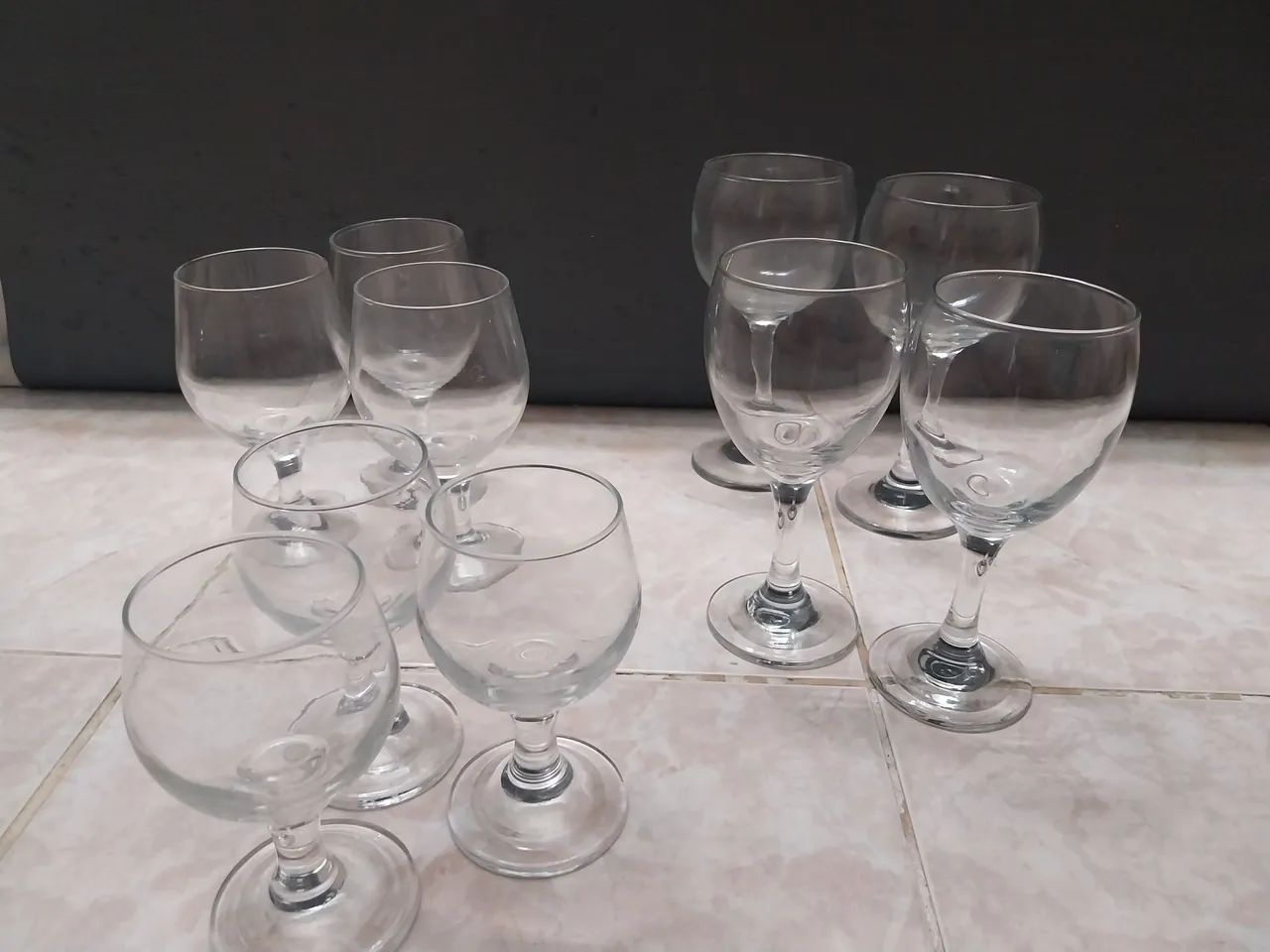 Jogo de Taças de Vidro para Vinho branco, tinto,rosê e água  - Foto 4