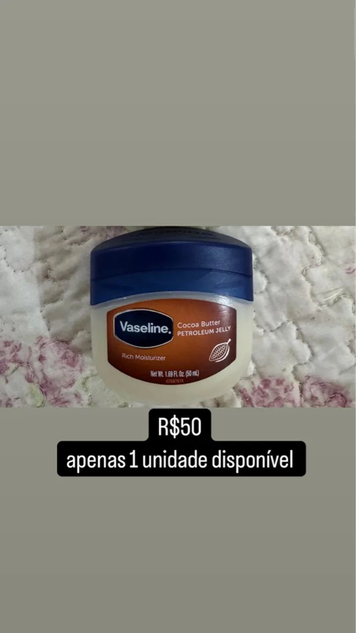 Vaseline Cocoa Butter Petroleum Jelly - R$50
