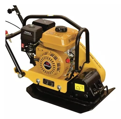 Placa Vibratória À Gasolina 4t Bfg 60 7cv 280mm Buffalo Cor Amarelo