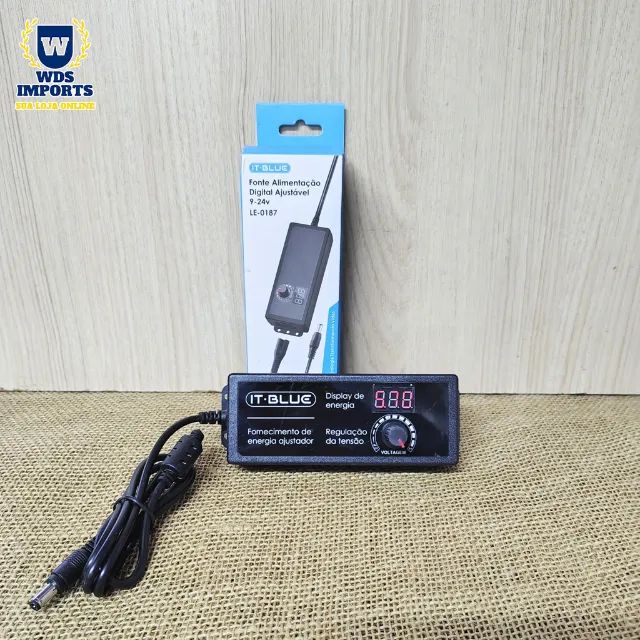 Fonte De Alimentação Digital Ajustável 9-24v 3a Bivolt - Foto 2