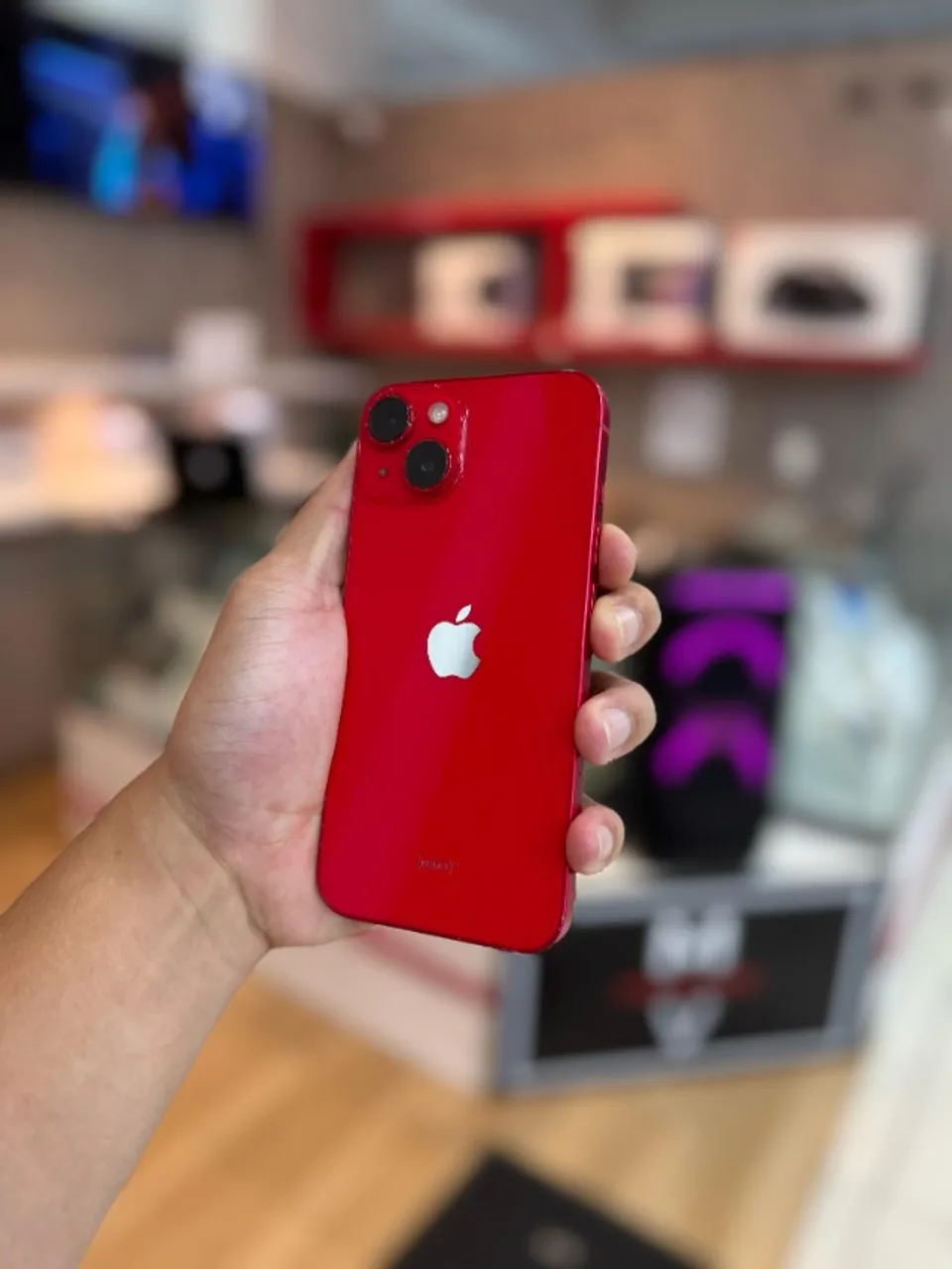 iPhone 14 red com garantia funcionando 100%