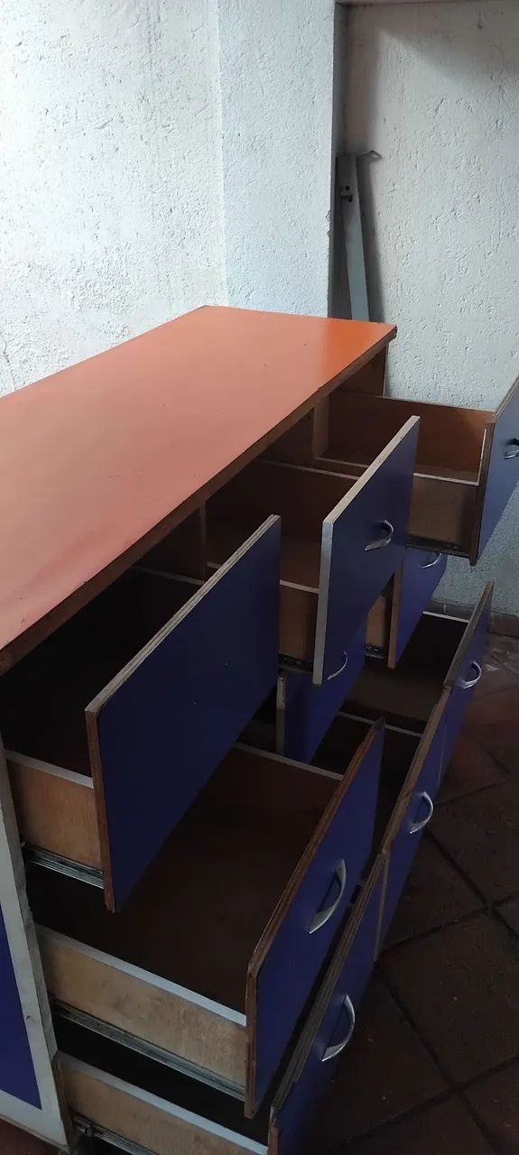 Arquivo para pastas suspensas em madeira e compensado - Foto 4
