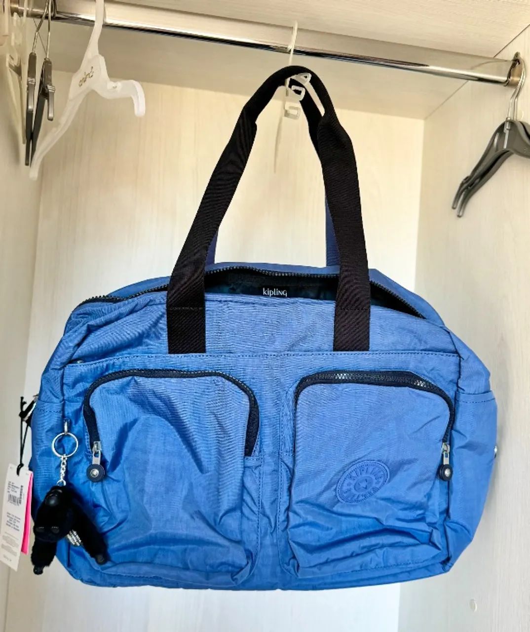 Bolsa Kipling Defea Blue - Nova, Nunca Usada - Foto 2