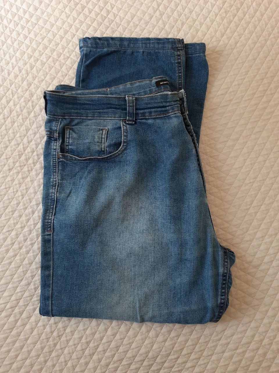 Calça jeans Hering, 46, bom estado  - Foto 5