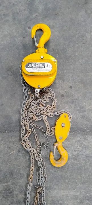 Talha manual de corrente 3ton 5 metros corrente 