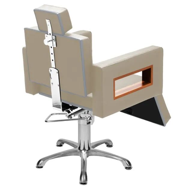 Cadeira de Maquiador Lisboa Reclinável C/Apoio Base Estrela - Foto 3