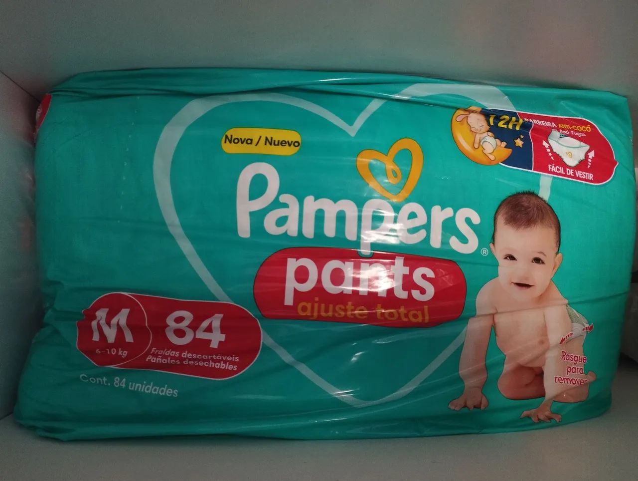 Fralda Pampers shortinho 