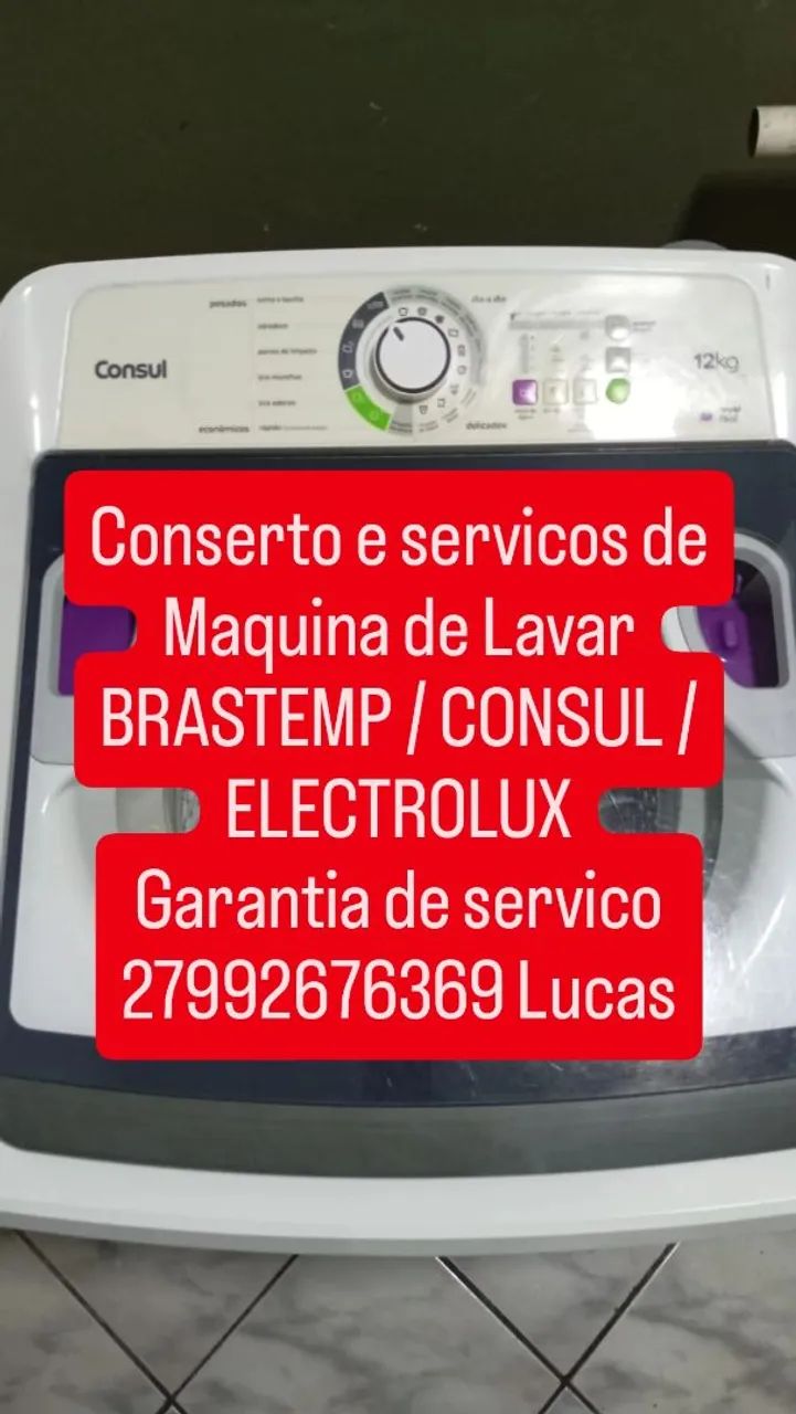 Conserto e servico de maquina de lavar