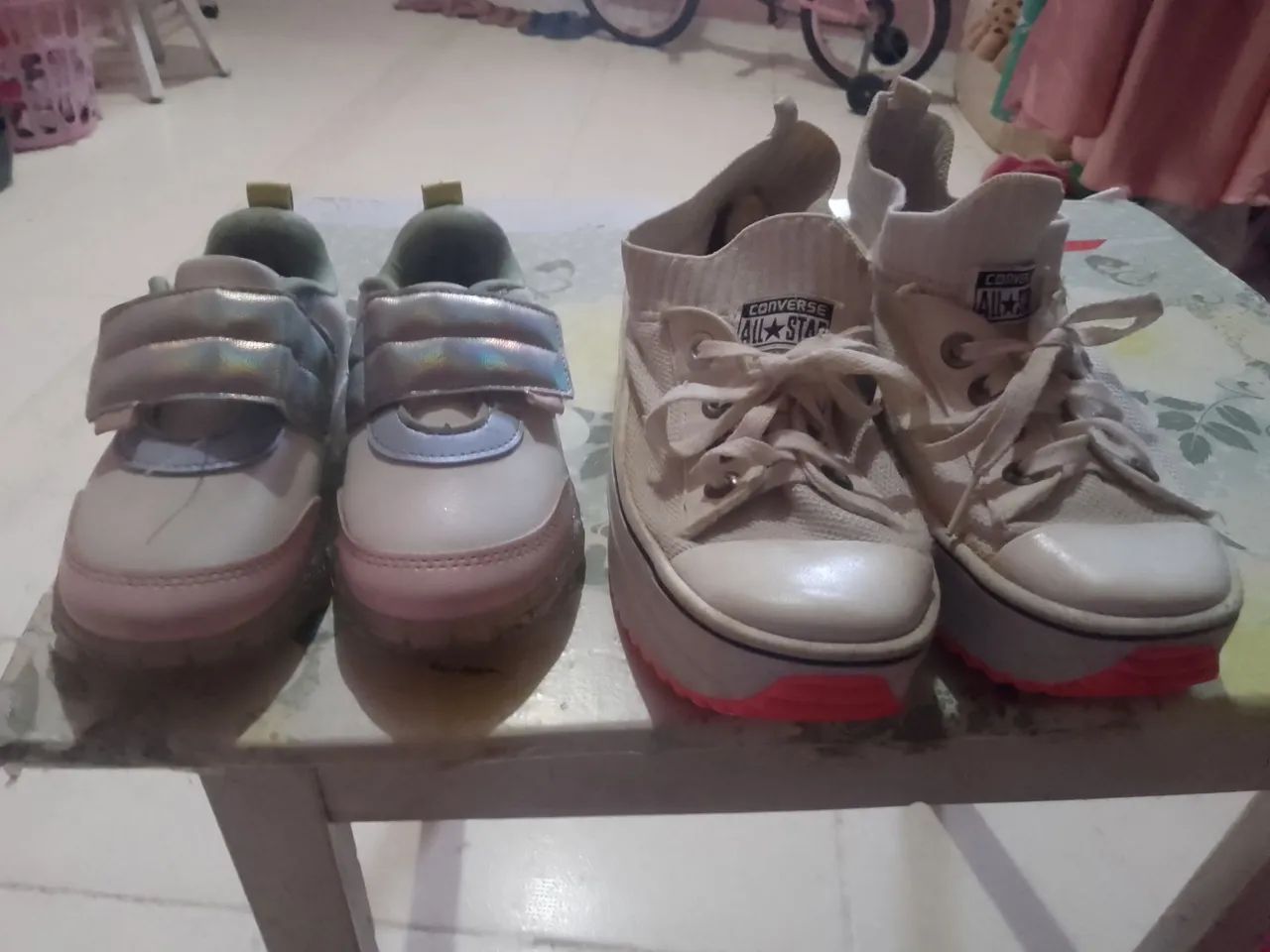 Tênis Infantil e Converse All Star Plataforma
