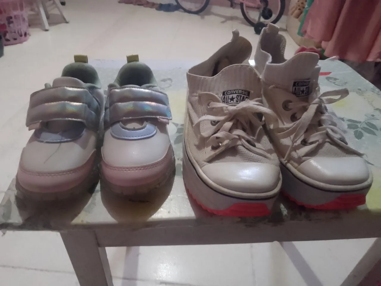 Tênis Infantil e Converse All Star Plataforma