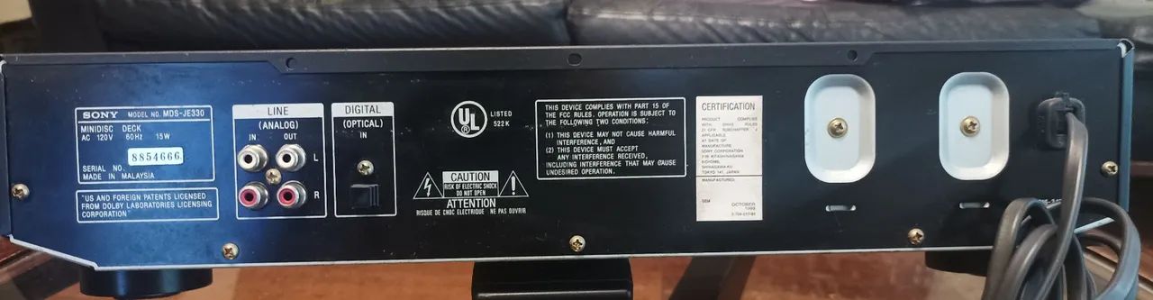 MiniDisc Deck Sony MDS-JE330 - Foto 4