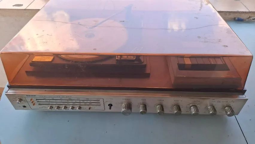 Aparelho de som antigo Toshiba SM-3000 relíquia 