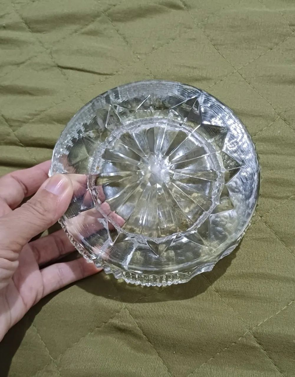 Cinzeiro em cristal retrô. Detalhes na descrição - Foto 3