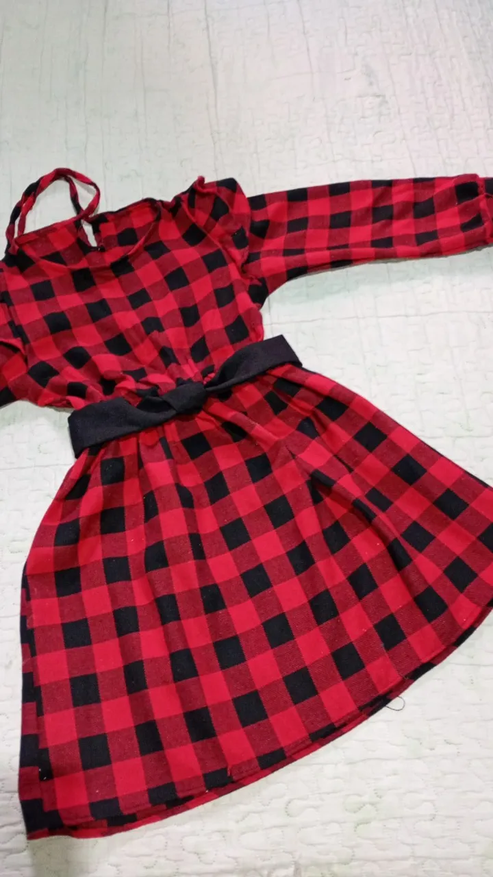 Vestido infantil de quadrilha/ festa junina