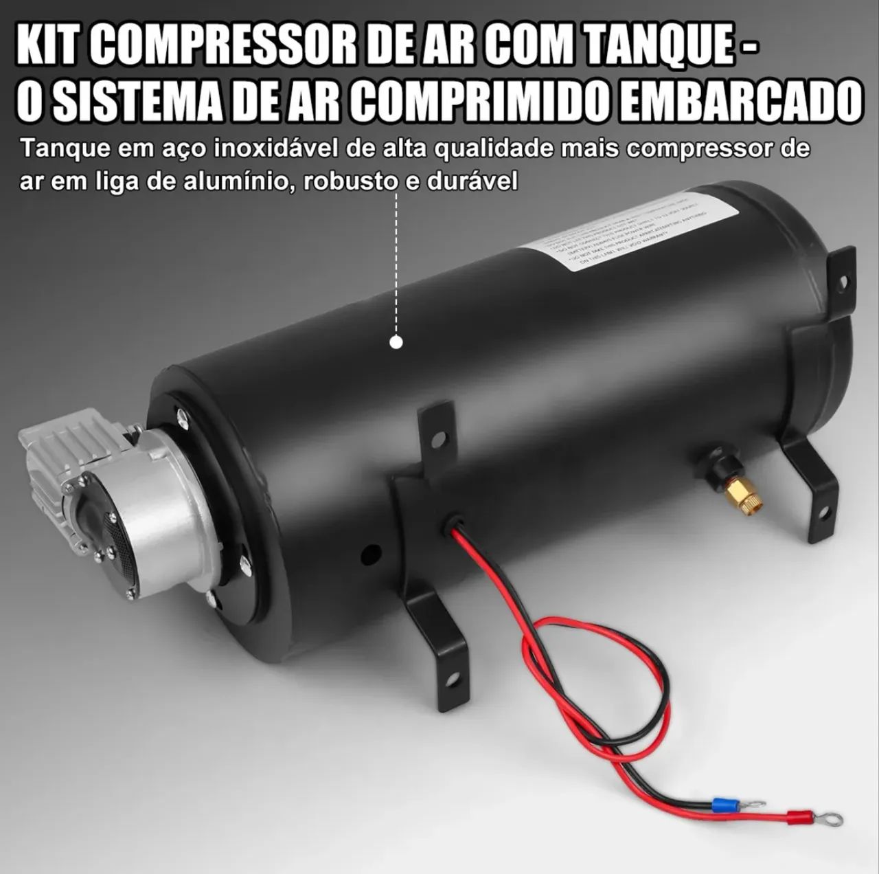 Compressor de ar com reservatório 12V