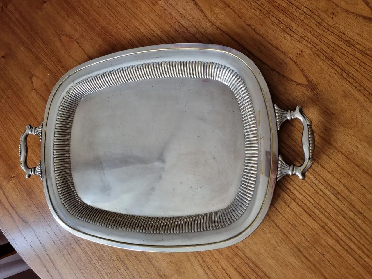 Bandeja de Prata Antiga - Foto 2