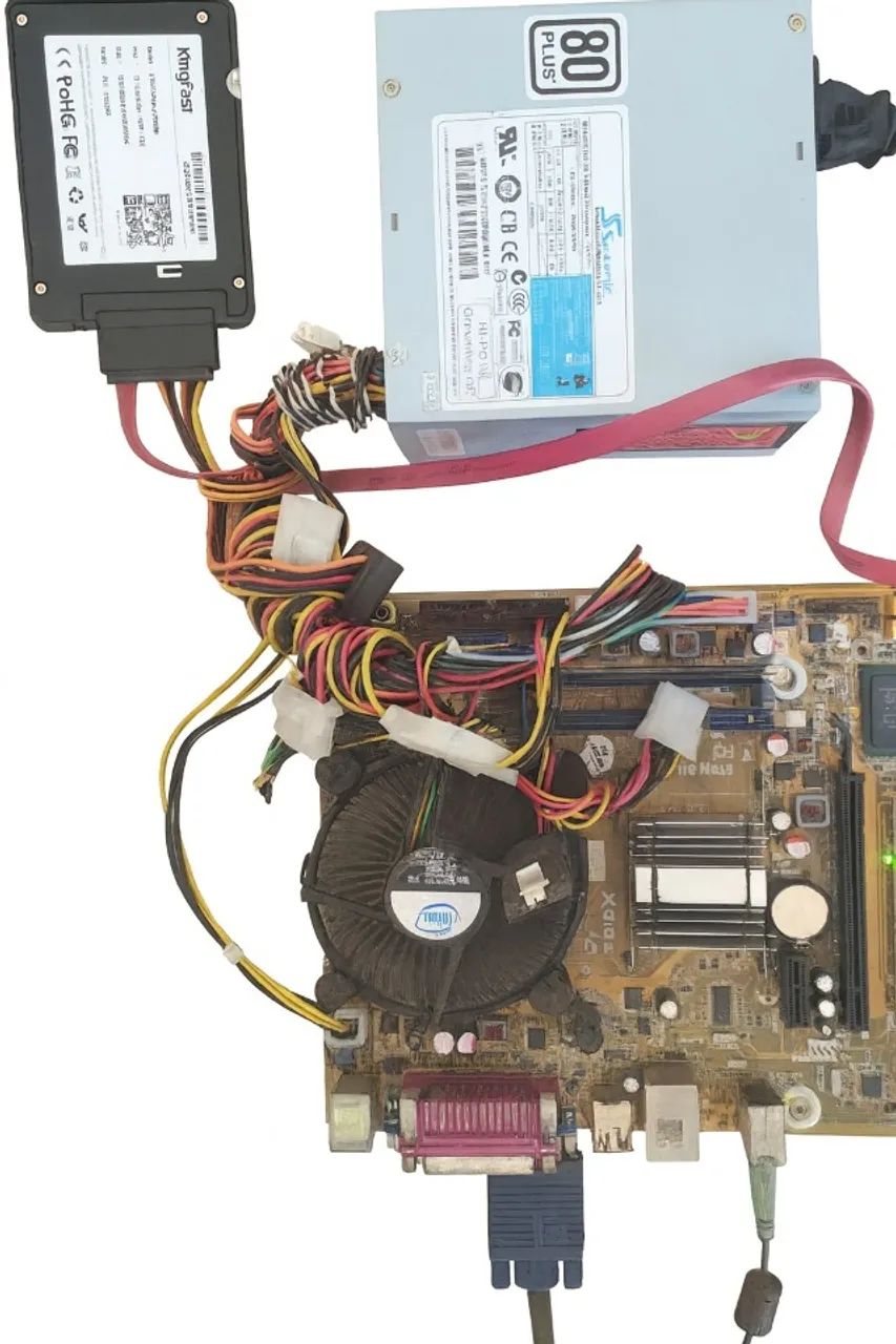 Placa Mãe com Sistema de Jogos Mega Tech - Completa - Foto 3