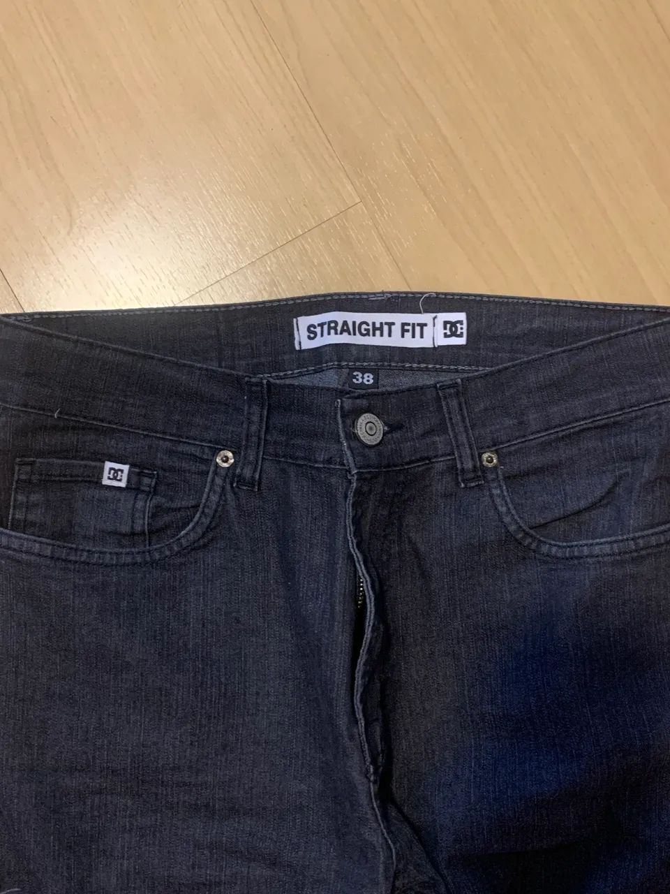 Calça jeans cinza dc shoes straight  - Foto 2