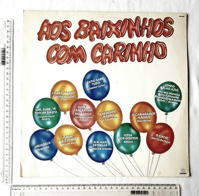 Disco Vinil - LP - Aos Baixinhos Com Carinho - 1988