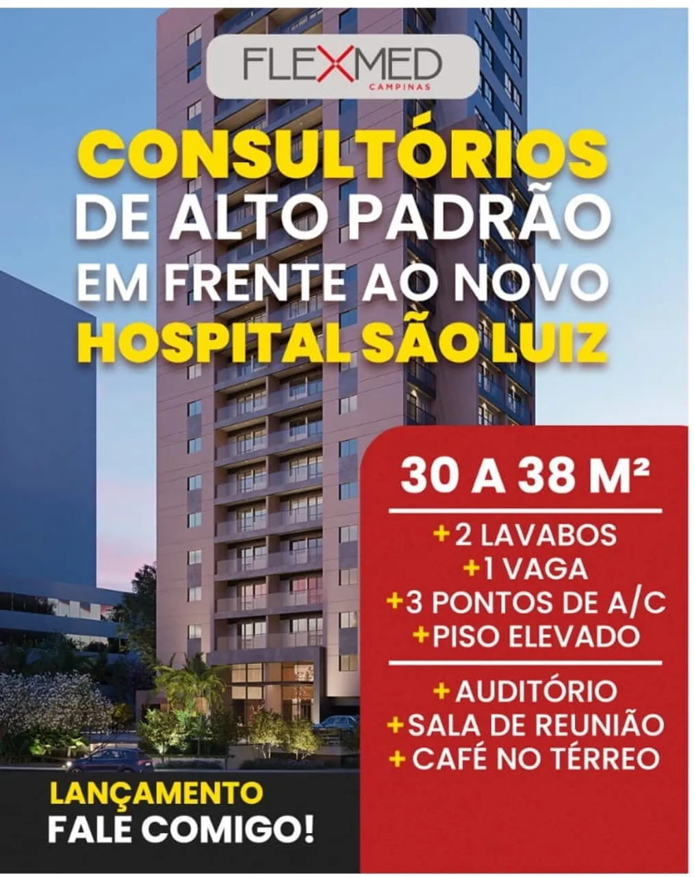 Salas Comerciais de 30m2 a 32m2, 2 Lavabos, 1 Vaga, 3 Pontos de A/C, Ótima Localização, Au