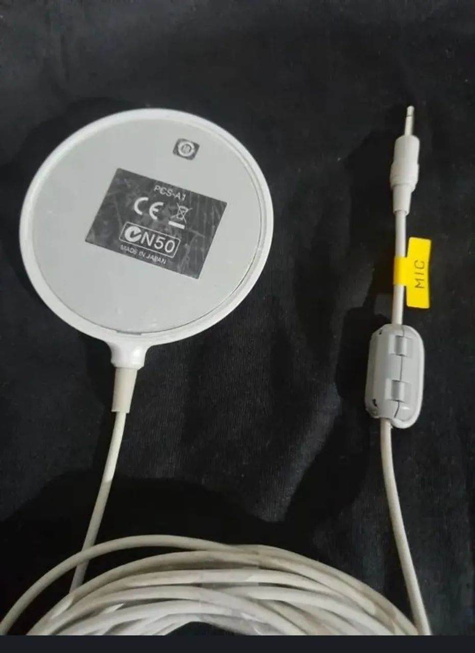 Microfone Sony Omnidirecional PCS A-1 para Computador Semi Novo Barato! - Foto 4