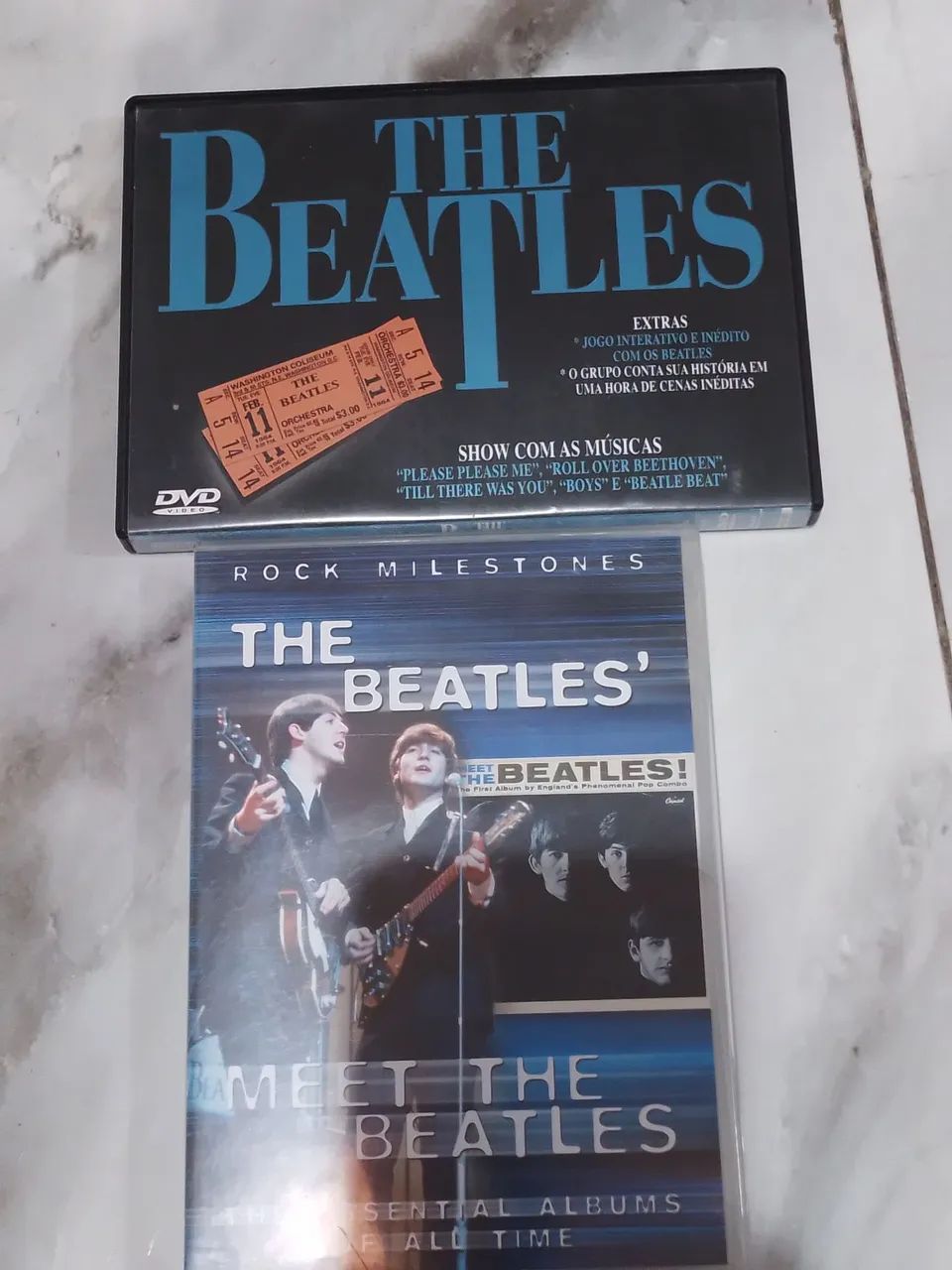 DVDs The Beatles - Rock Milestones e Show