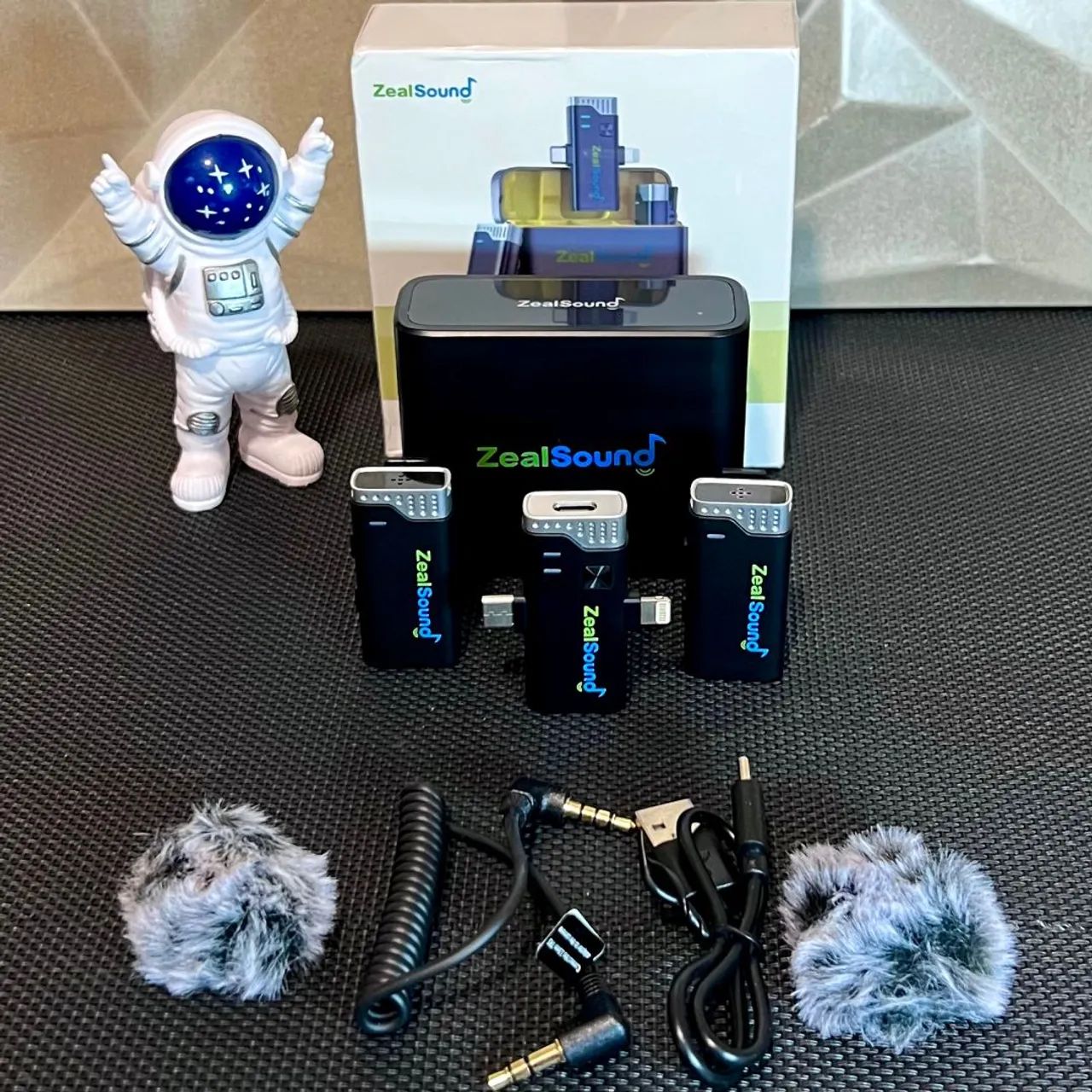 Microfone de Lapela Zealsound - Sem Fio - Foto 2