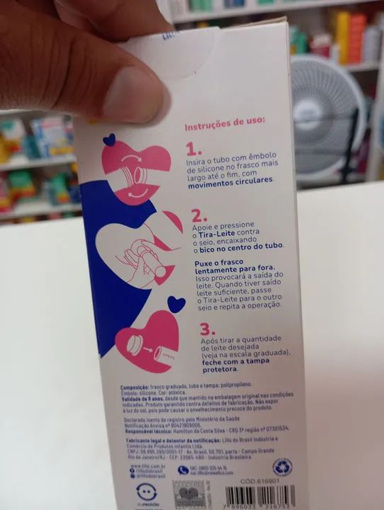 Extrator de Leite Lillo Mamy - Novo - Foto 3