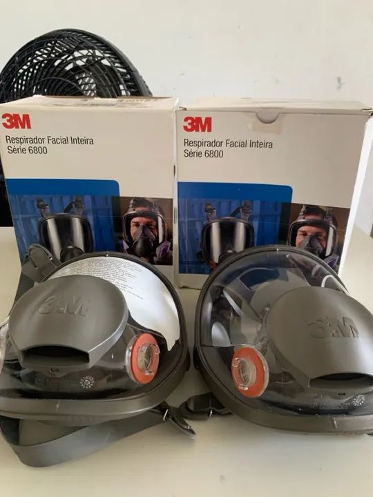 Máscara Respiratória Facial Inteira 3M Série 6800 - Nova - Foto 2