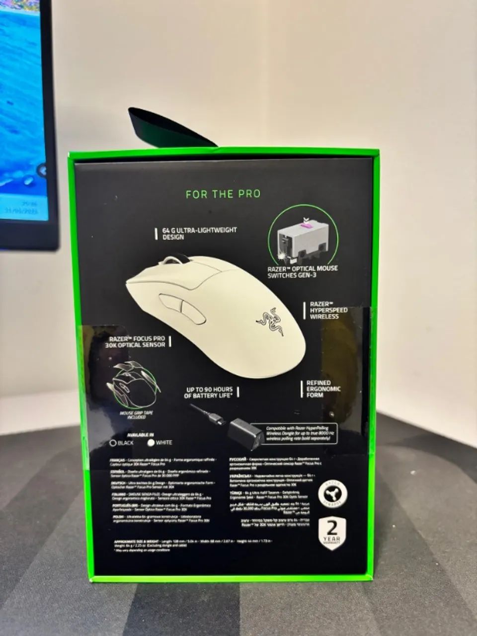 Razer Deathadder V3 Pro Wireless *LACRADO - Foto 4