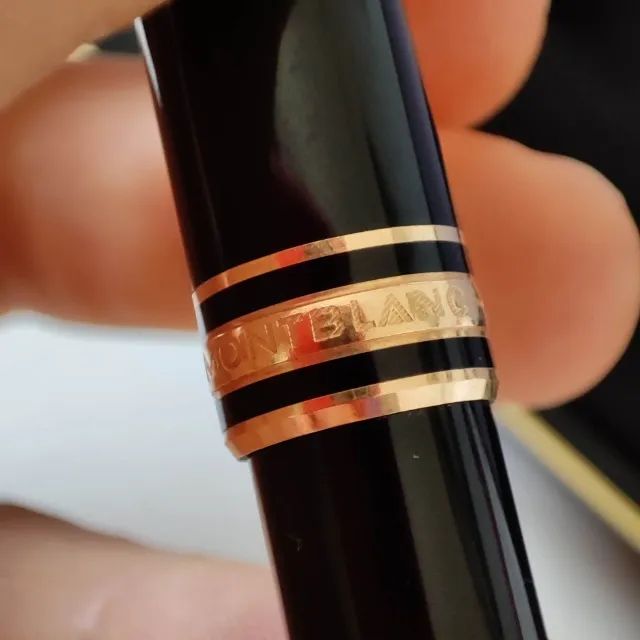Caneta esferográfica preta Montblanc Meisterstuck - Foto 6