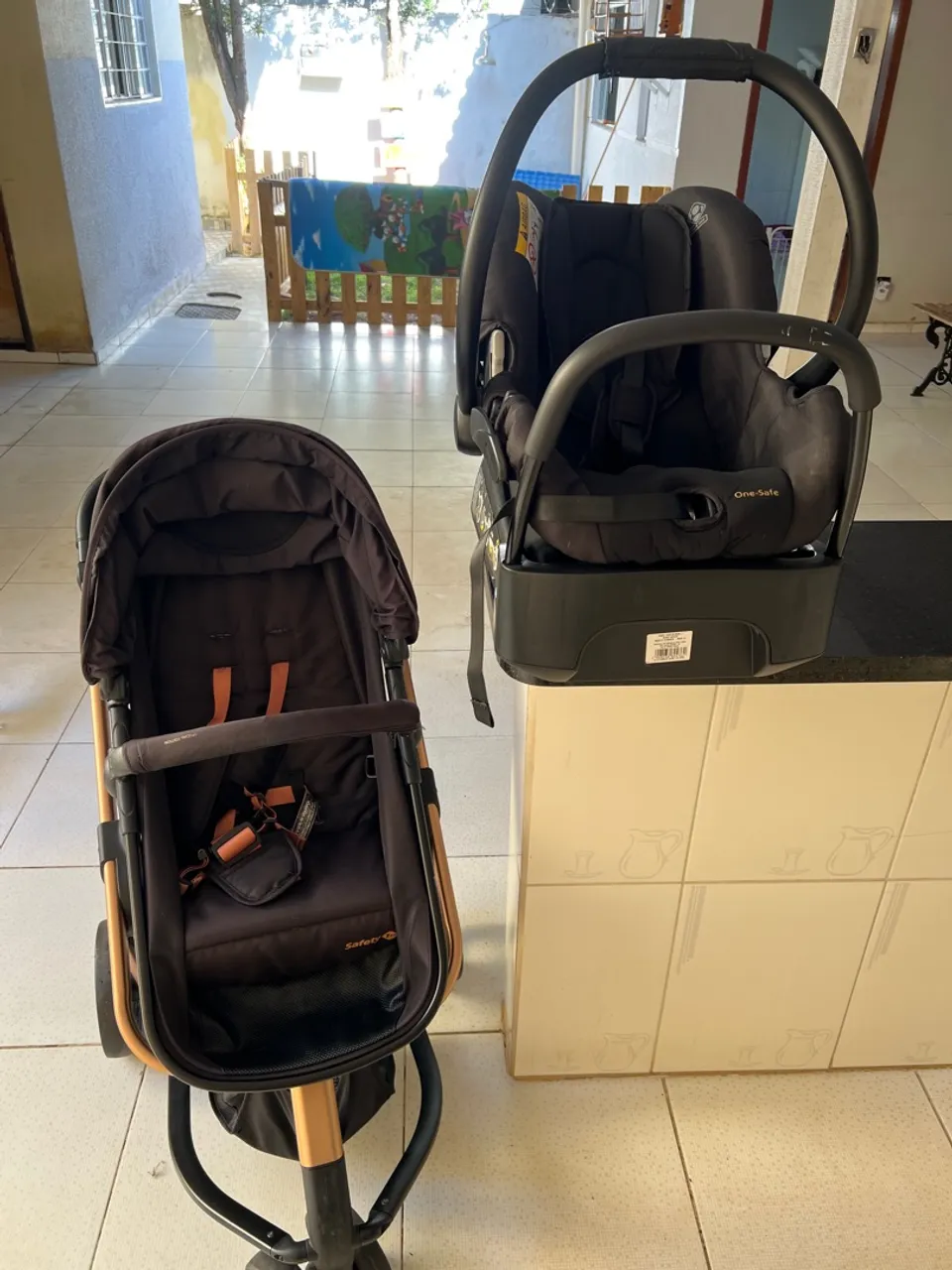 Carrinho de Bebê e Bebê Conforto Safety 1st